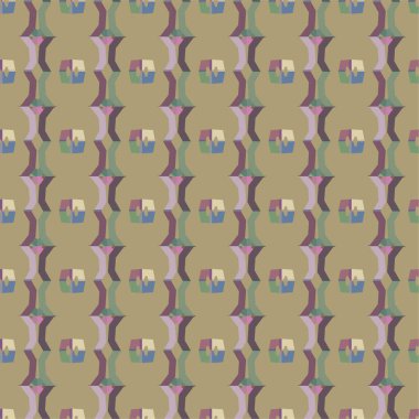 Kusursuz desenli dekoratif dekoratif şablon 