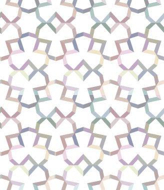 Geometrik dikişsiz desenlerin vektör çizimi, soyut duvar kağıdı arkaplanı 