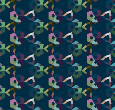 soyut vektör geometrik dikişsiz desen, duvar kağıdı arkaplan 