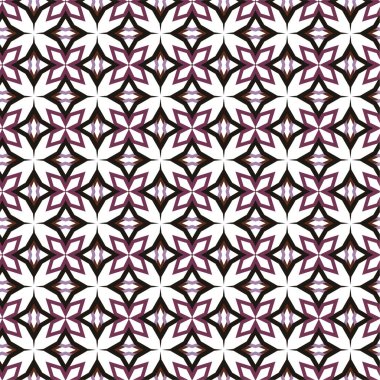 Kusursuz desenli dekoratif dekoratif şablon 