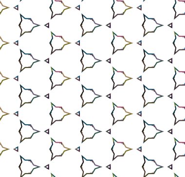 Geometrik dikişsiz desenlerin vektör çizimi, soyut duvar kağıdı arkaplanı