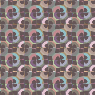 soyut geometrik dikişsiz desen, vektör illüstrasyonu