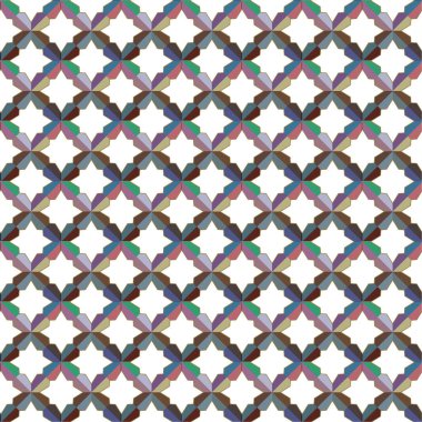 soyut geometrik dikişsiz konuşma, vektör illüstrasyonu