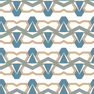 Geometrik dikişsiz desenlerin vektör çizimi, soyut duvar kağıdı arkaplanı 