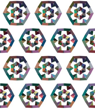 soyut geometrik dikişsiz arkaplan, vektör illüstrasyonu 