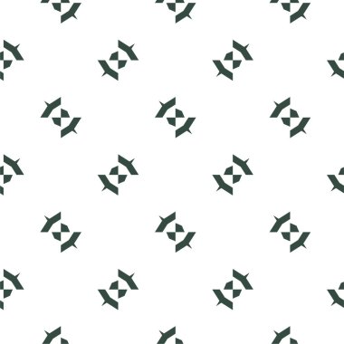 Geometrik şekilli kusursuz desen vektör çizimi