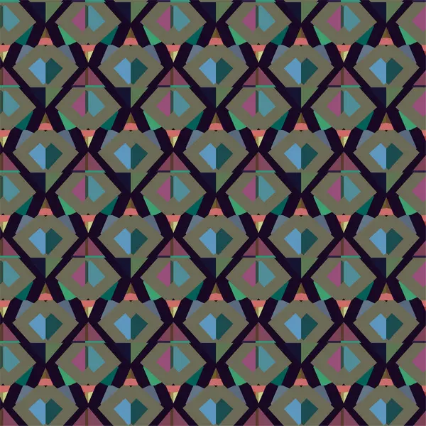 Texture Fond Abstraite Dans Style Ornemental Géométrique Design Vectoriel Sans — Image vectorielle