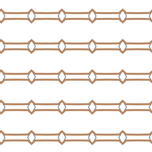 Naadloos Patroon Met Geometrische Vormen Vector Illustratie — Stockvector