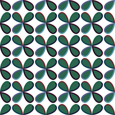 soyut geometrik dikişsiz arkaplan, vektör illüstrasyonu 