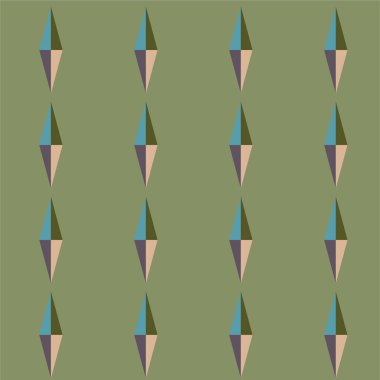 Geometrik şekilli kusursuz desen vektör çizimi