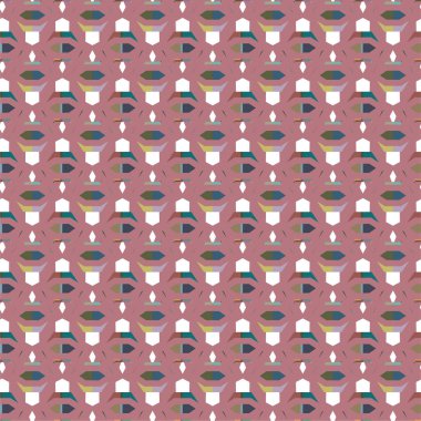 Kusursuz desenli dekoratif dekoratif şablon 