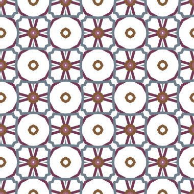 Geometrik dikişsiz desenlerin vektör çizimi, soyut duvar kağıdı arkaplanı