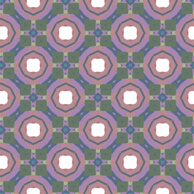 Kusursuz desenli dekoratif dekoratif şablon