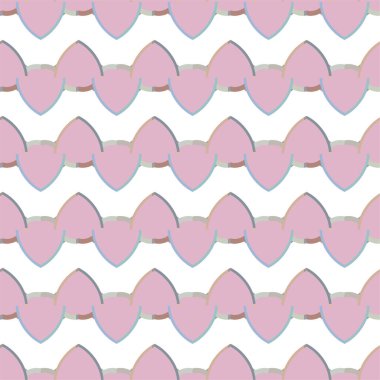 soyut geometrik dikişsiz desen, vektör illüstrasyonu