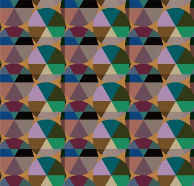 Geometrik dikişsiz desenlerin vektör çizimi, soyut duvar kağıdı arkaplanı