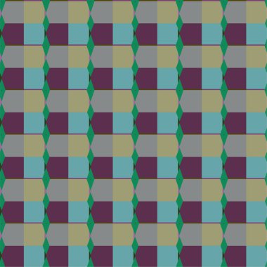 Geometrik dikişsiz desenlerin vektör çizimi, soyut duvar kağıdı arkaplanı