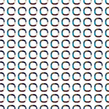 Geometrik şekilli kusursuz desen vektör çizimi