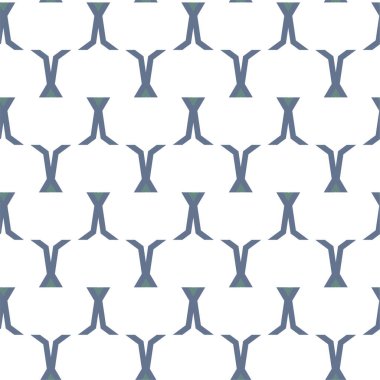 Geometrik şekilli kusursuz desen vektör çizimi