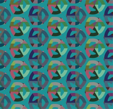 Geometrik dikişsiz desenlerin vektör çizimi, soyut duvar kağıdı arkaplanı 