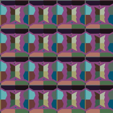 soyut geometrik dikişsiz konuşma, vektör illüstrasyonu