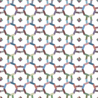 Kusursuz desenli dekoratif dekoratif şablon