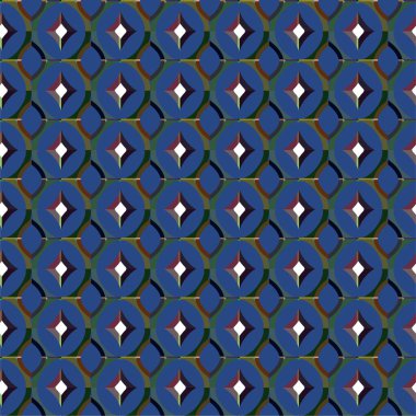 Kusursuz desenli dekoratif dekoratif şablon