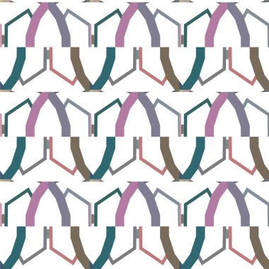 soyut geometrik dikişsiz arkaplan, vektör illüstrasyonu 