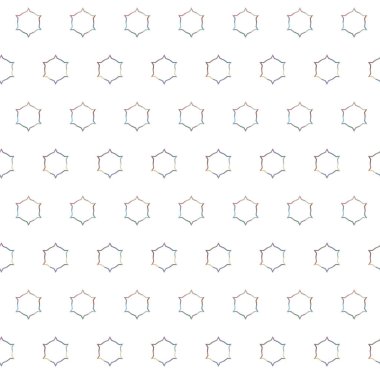 Geometrik dikişsiz desenlerin vektör çizimi, soyut duvar kağıdı arkaplanı 