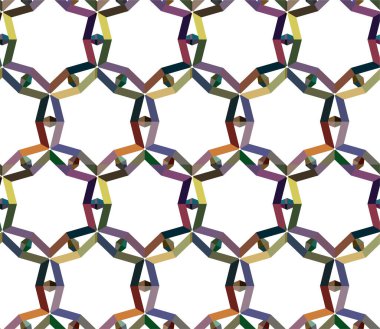 soyut geometrik dikişsiz arkaplan, vektör illüstrasyonu 