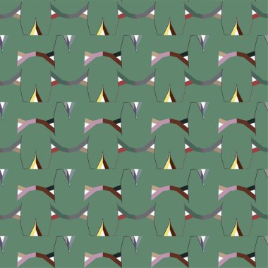 soyut geometrik kusursuz desen, dekoratif duvar kağıdı