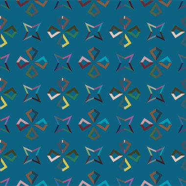 Geometrik dikişsiz desenlerin vektör çizimi, soyut duvar kağıdı arkaplanı