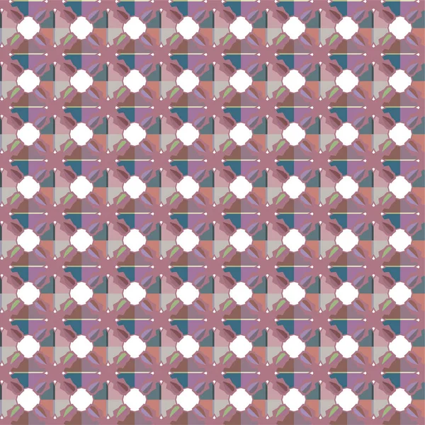 Abstrakter Geometrischer Nahtloser Hintergrund Vektorillustration — Stockvektor