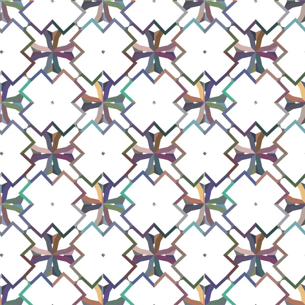 Illustrazione Vettoriale Del Modello Geometrico Senza Soluzione Continuità Sfondo Astratto — Vettoriale Stock