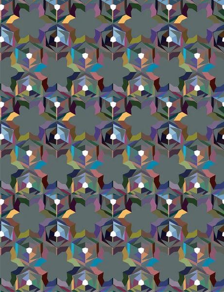 Geometrik dikişsiz desenlerin vektör çizimi, soyut duvar kağıdı arkaplanı