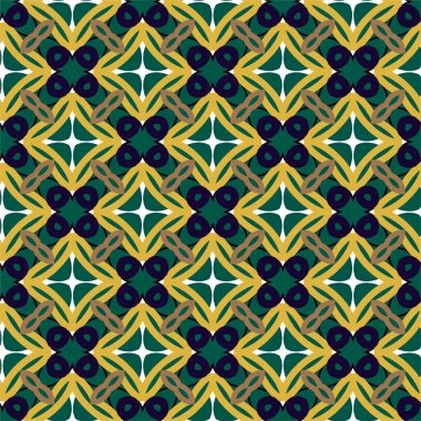 Soyut geometrik şekilli kusursuz desen