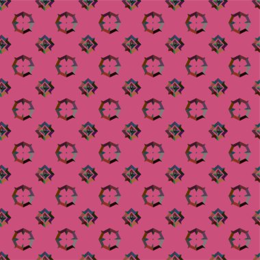 Geometrik dikişsiz desenlerin vektör çizimi, soyut duvar kağıdı arkaplanı 