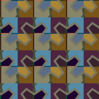 soyut geometrik kusursuz desen, dekoratif duvar kağıdı