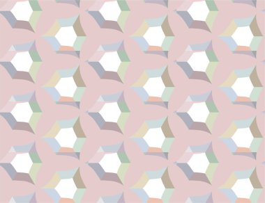 soyut geometrik dikişsiz arkaplan, vektör illüstrasyonu 