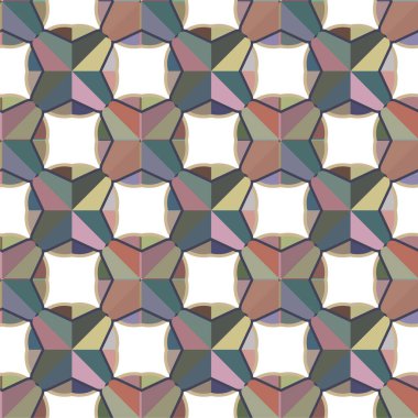 soyut geometrik dikişsiz arkaplan, vektör illüstrasyonu 