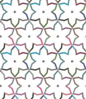 Geometrik süsleme tarzında soyut arkaplan dokusu, vektörsüz tasarım