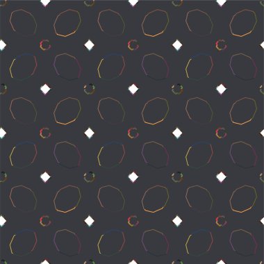 Geometrik dikişsiz desenlerin vektör çizimi, soyut duvar kağıdı arkaplanı 