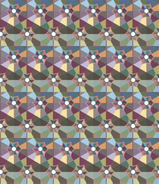 Geometrik dikişsiz desenlerin vektör çizimi, soyut duvar kağıdı arkaplanı