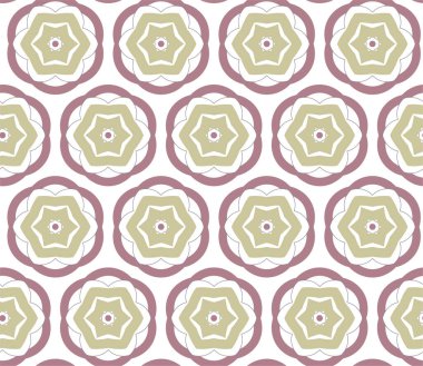 Geometrik şekilli kusursuz desen vektör çizimi