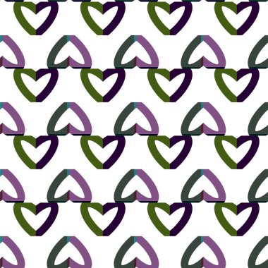 Kusursuz desenli dekoratif dekoratif şablon