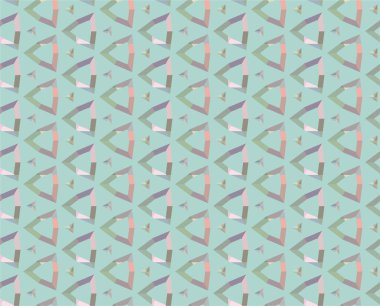 Kusursuz desenli arkaplan, soyut geometrik vektör şablonu