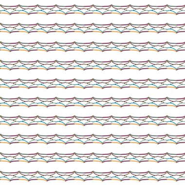 Geometrik dikişsiz desenlerin vektör çizimi, soyut duvar kağıdı arkaplanı 