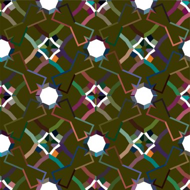 soyut geometrik dikişsiz arkaplan, vektör illüstrasyonu 