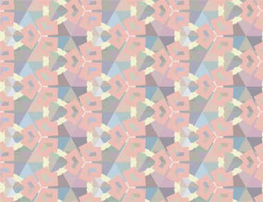 soyut geometrik dikişsiz desen, vektör illüstrasyonu