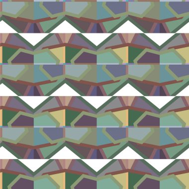 Geometrik dikişsiz desenlerin vektör çizimi, soyut duvar kağıdı arkaplanı 