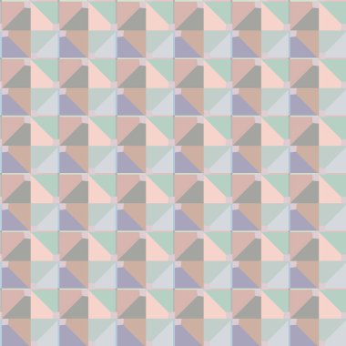 Geometrik şekilli kusursuz desen vektör çizimi